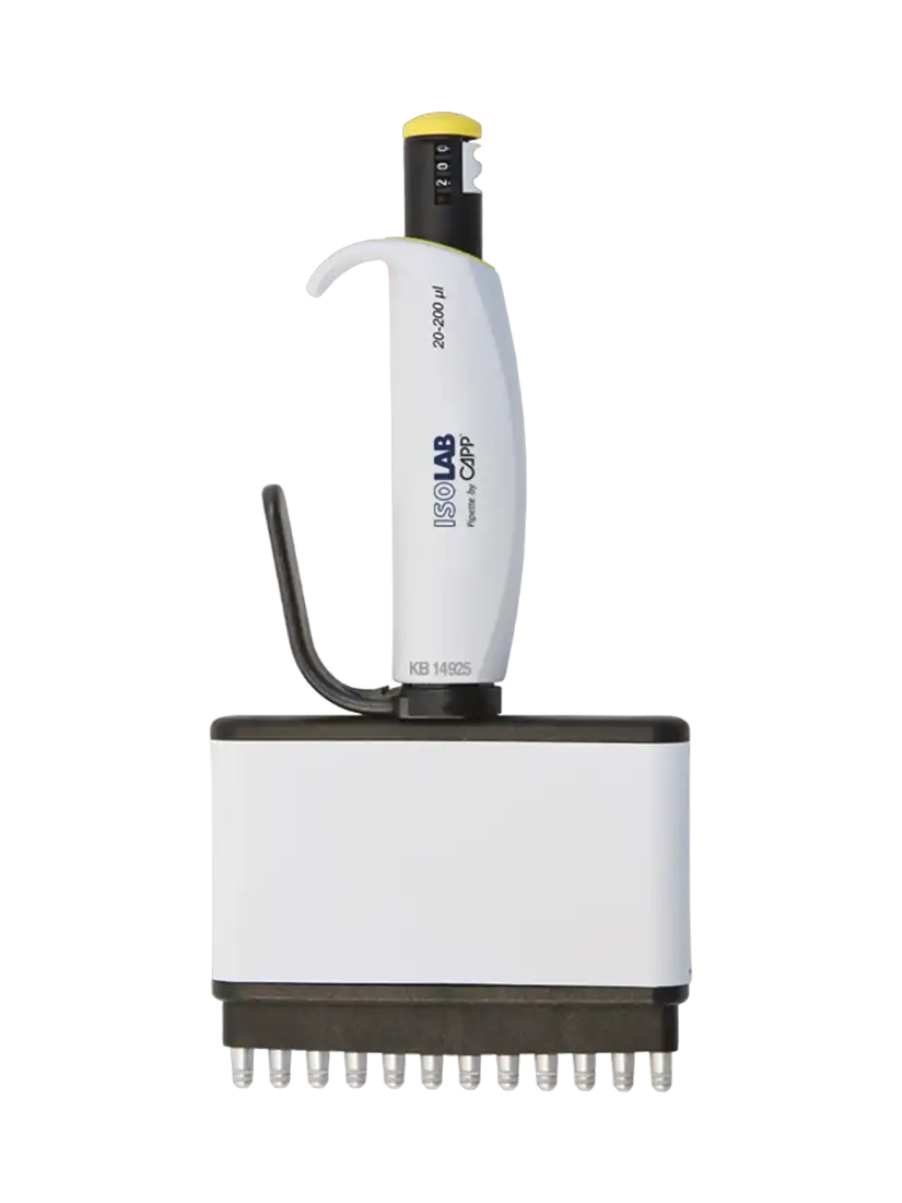 ISOLAB Otomatik Pipet - 8 Kanal - Araştırma Amaçlı - 20 - 200 ul