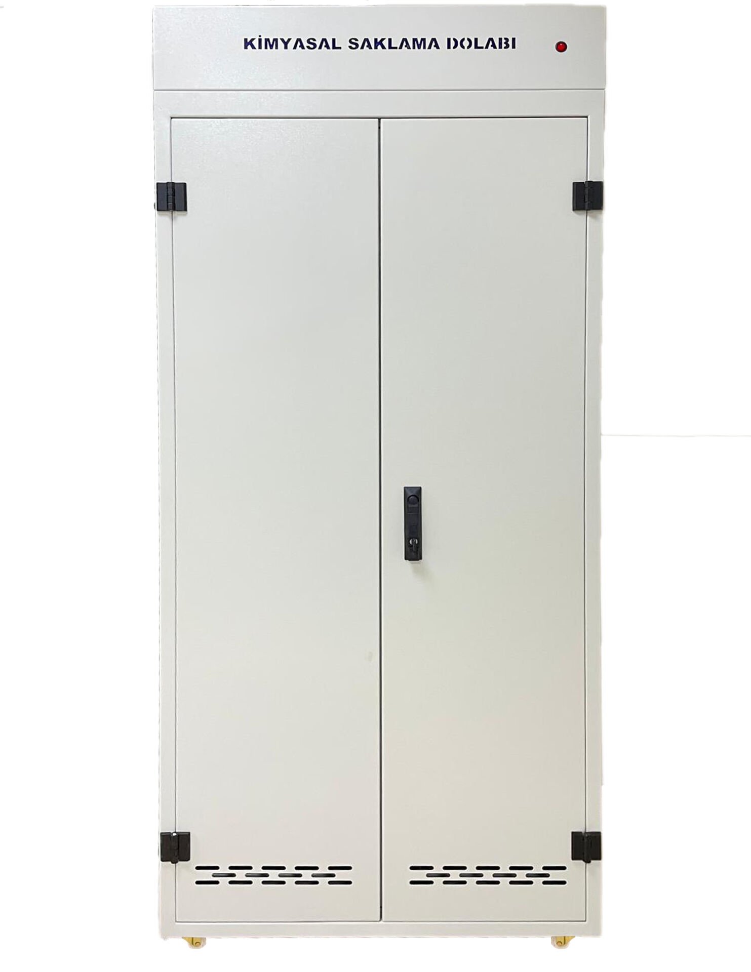 FisyonLab Fanlı Kimyasal Saklama Dolabı  120x50x1950+35 h