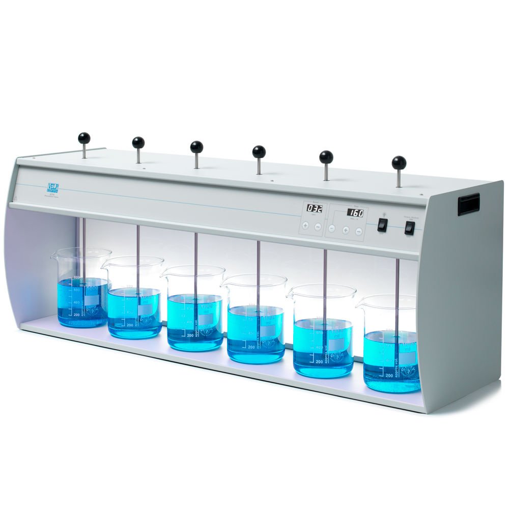 Velp JLT6 Jar Test Cihazı Flokülatör 10-300 rpm