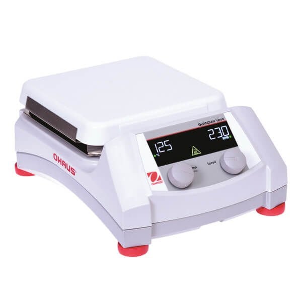Ohaus e-G51HS07C Isıtıcılı Manyetik Karıştırıcı 80-1600 rpm / +5-500°C 15 L 18x18 cm Seramik Dijital