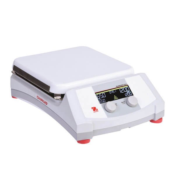 Ohaus e-G71HS10C Isıtıcılı Manyetik Karıştırıcı 80-1600 rpm / Ort. Sıc. +5-500°C 18 L 25.4 x 25.4 cm Seramik Dijital