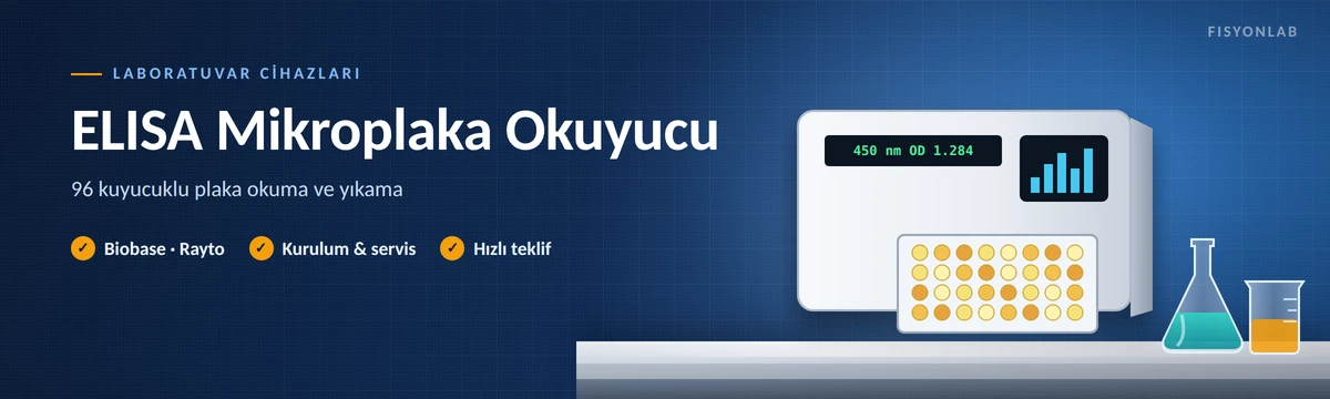 FisyonLab ELISA mikroplaka okuyucu ve yıkayıcı