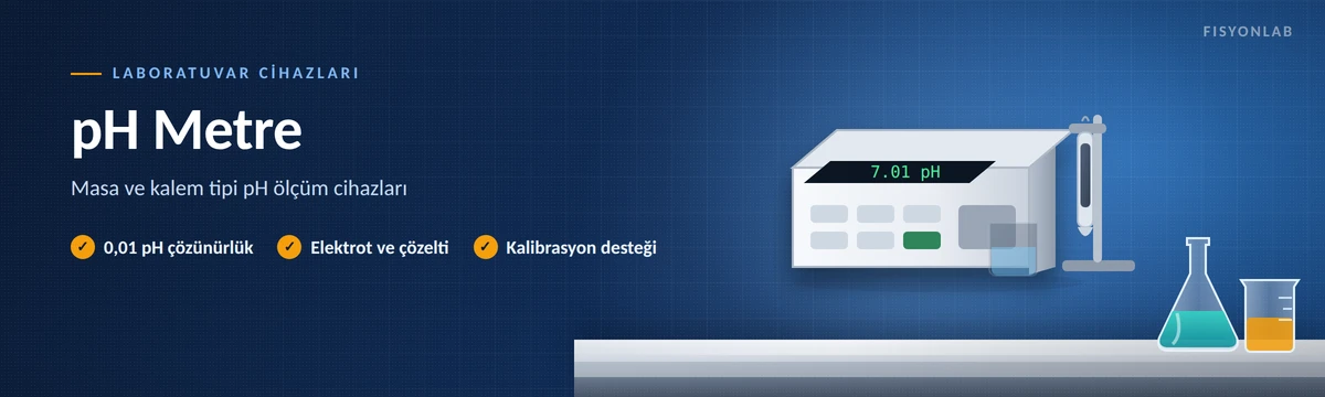 FisyonLab laboratuvar pH metre cihazları