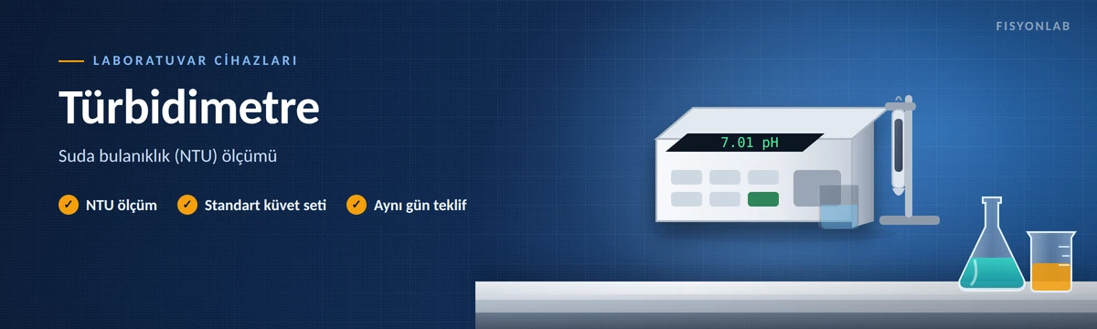 FisyonLab türbidimetre bulanıklık ölçüm cihazı