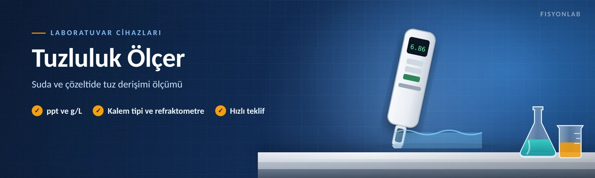 FisyonLab tuzluluk ölçer cihazları