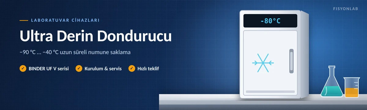 FisyonLab ultra derin dondurucu -80 derece