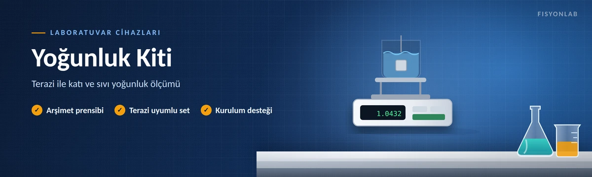 FisyonLab terazi yoğunluk ölçüm kiti