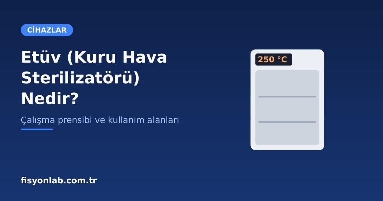 Etüv (Kuru Hava Sterilizatörü) Nedir?