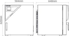 Binder FP 56 Fan Hız Ayarlı 60 Litre Etüv ( Kuru Hava Sterilizatörü ) +10°C ... +300°C
