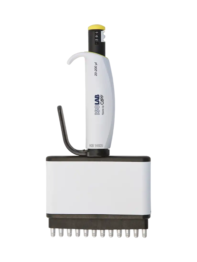 ISOLAB Otomatik Pipet - 8 Kanal - Araştırma Amaçlı - 5 - 50 μl