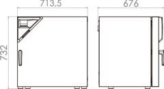 Binder BF 115 Fanlı 114 Litre İnkübatör +5°C ... +100°C