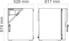 Binder CB 56 CO² İnkübatör 53 Litre +5°C ... +60°C