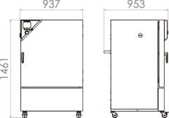Binder KB 240 Soğutmalı İnkübatör 247 Litre 0°C ... +100°C