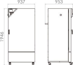 Binder KB 400 Soğutmalı İnkübatör 400 Litre 0°C ... +100°C