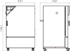 Binder KBWF 240 Bitki Büyütme Kabini 247 Litre 0°C ... +70°C