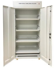 FisyonLab Fanlı Kimyasal Saklama Dolabı  120x50x1950+35 h