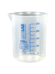 ISOLAB Beher - P.P - Kısa Form - Mavi Skala - 1000 ml