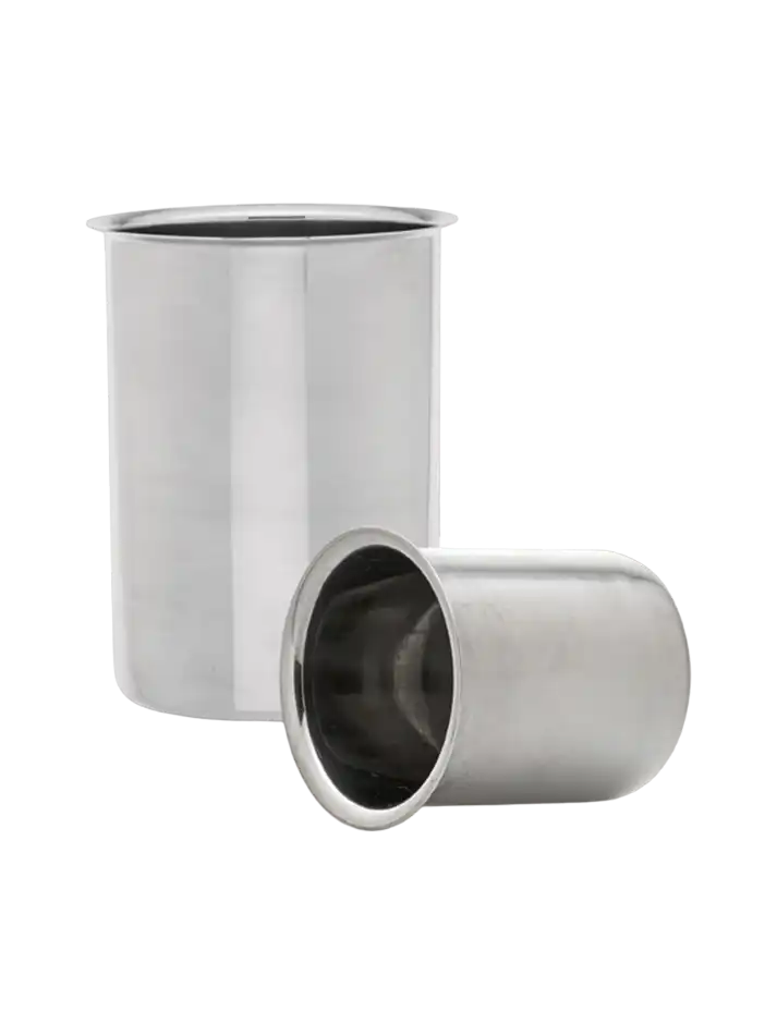 ISOLAB Beher - Kısa Form - Paslanmaz Çelik - 500 ml
