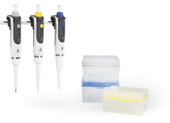 Brand 705890 Micro Transferpette ® S 0,1-1 µl, 0,5-10 µl ,10-100 µl Ayarlanabilir Otomatik Pipet Seti Ve Askı