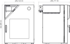 Binder VDL 56 Vakum Etüv 53 Litre +15°C ... +200°c ( Yanici Solventler İçin )