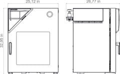 Binder VDL 56 Vakum Etüv 53 Litre +15°C ... +200°c ( Yanıcı Solventler İçin )