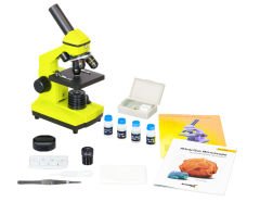 LEVENHUK Rainbow 2L PLUS Mikroskop Yeşil
