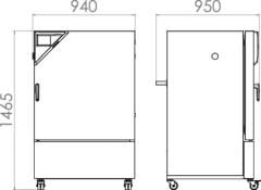 Binder KBF 240 İklimlendirme Test Kabini 247 Litre 0°C ... +70°C / 10 % ... 80 % Rh