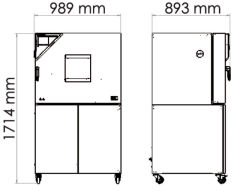 Binder MKT 115 Nemsiz Klimatik Test Kabini 115 Litre -70°C ... +180°C