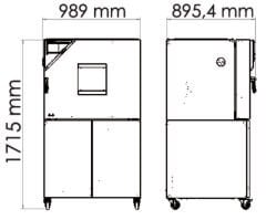 Binder MKFT 115 Klimatik Test Kabini 115 Litre -70°C ... +180°C / 10 % ... 98 % Rh