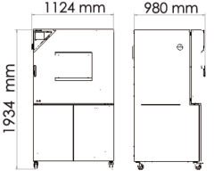 Binder MKFT 240 Klimatik Test Kabini 228 Litre -70°C ... +180°C / 10 % ... 98 % Rh