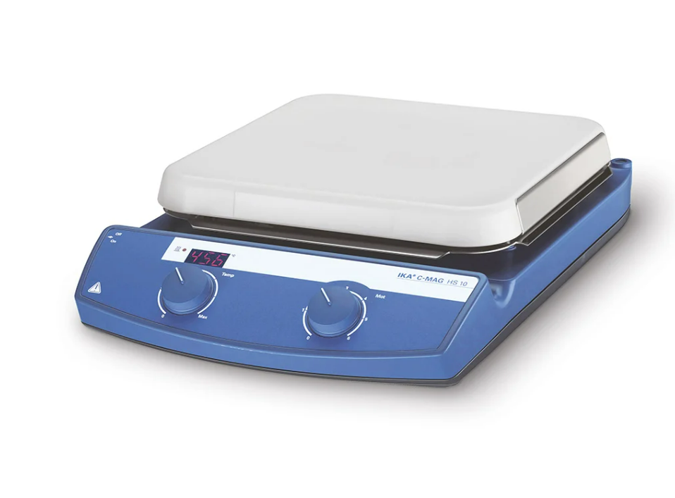 IKA C-MAG HS 10  Isıtıcılı Manyetik Karıştırıcı 100-1500 rpm 15 Litre 500 °C