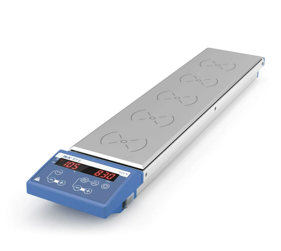 IKA RT 5 Isıtıcılı Manyetik Karıştırıcı 0-1000 rpm 0,4 Litre x 5  120 °C