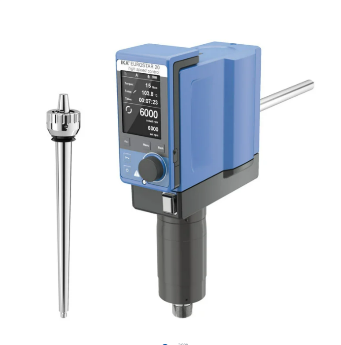 IKA EUROSTAR 20 High Speed Control Mekanik Karıştırıcı 150-6000 rpm 20 Litre