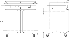 Memmert UF450 Fanlı Etüv 449 Litre ( Kuru Hava Sterilizatörü ) +20°C ... +300°C