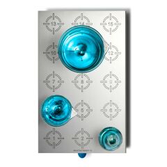 Velp F203A0178 12'li Çoklu Manyetik Karıştırıcı 250 mL ... 400 mL 80-1500 rpm