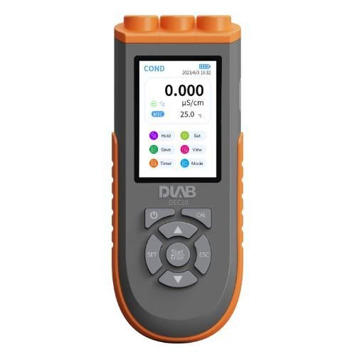 DLAB 4090010107 DCD10 Taşınabilir Tuzluluk, İletkenlik, Direnç, TDS Ve Sıcaklık Ölçer Polarografik Tip