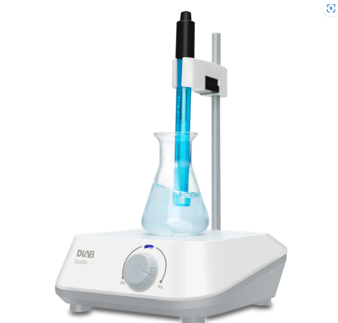 DLab EcoStir Kare Plakalı Manyetik Karıştırıcı 1.5 Litre 300-2000rpm