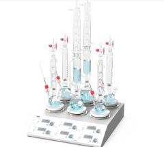 DLab MS-H280-S6 6 Bölmeli Dijital Isıtıcılı Manyetik Karıştırıcı 6 x 3 Litre  280℃ 200-1500 Rpm