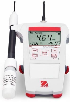 Ohaus ST300D-G Starter Portatif Çözünmüş Oksijen Ölçer Seti ( Stdo11 Galvanik Çöz. Oks. Elektrodu ve Sttemp30 Sıc. Probu Dahil )