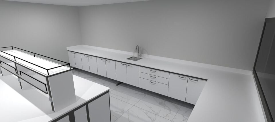 C-Frame Laboratuvar Tezgahı