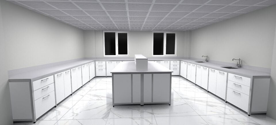 A-Frame Laboratuvar Tezgahı