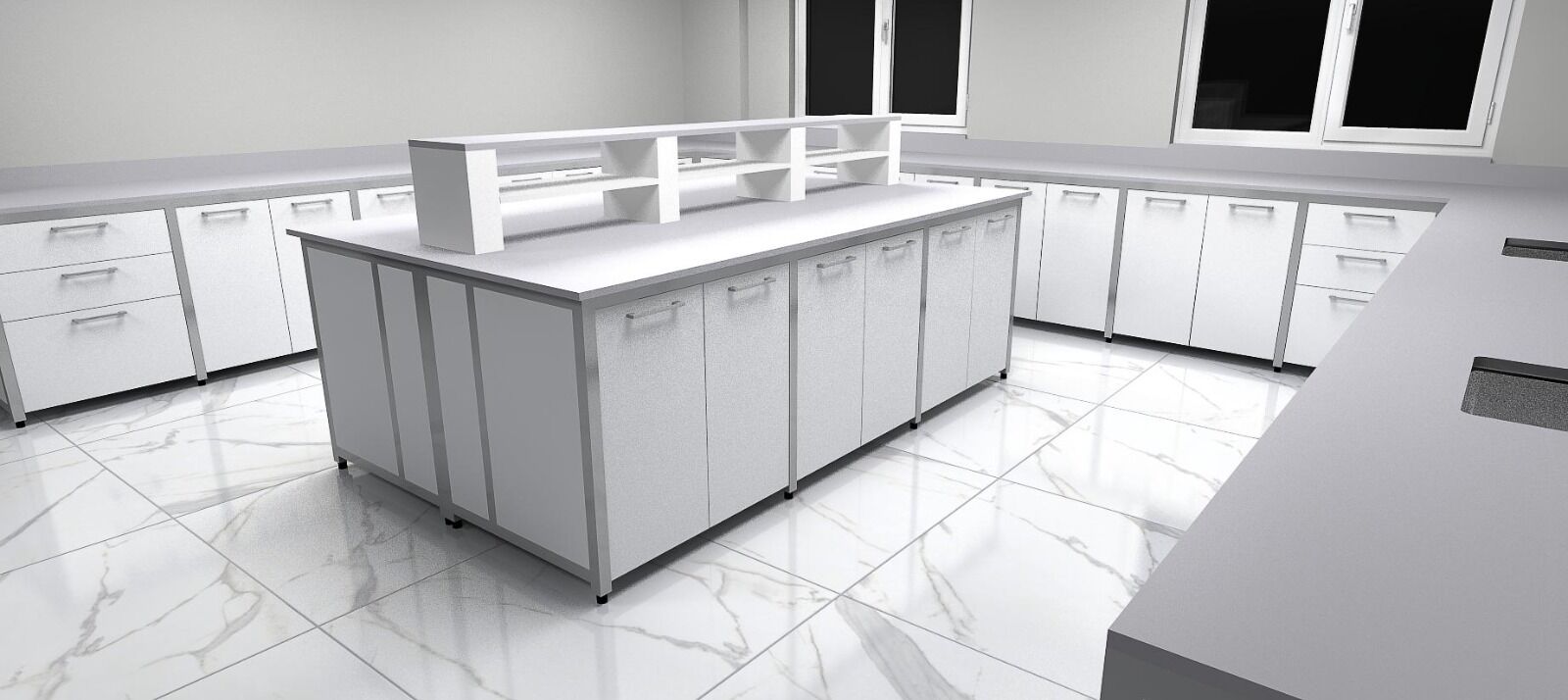 A-Frame Laboratuvar Tezgahı