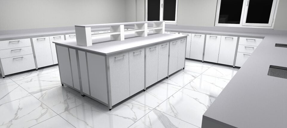 A-Frame Laboratuvar Tezgahı