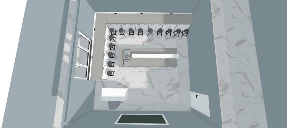 A-Frame Laboratuvar Tezgahı