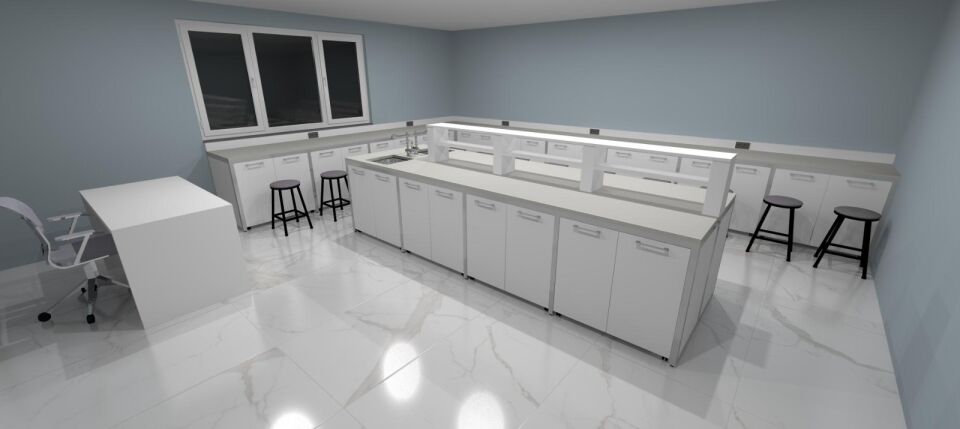 A-Frame Laboratuvar Tezgahı