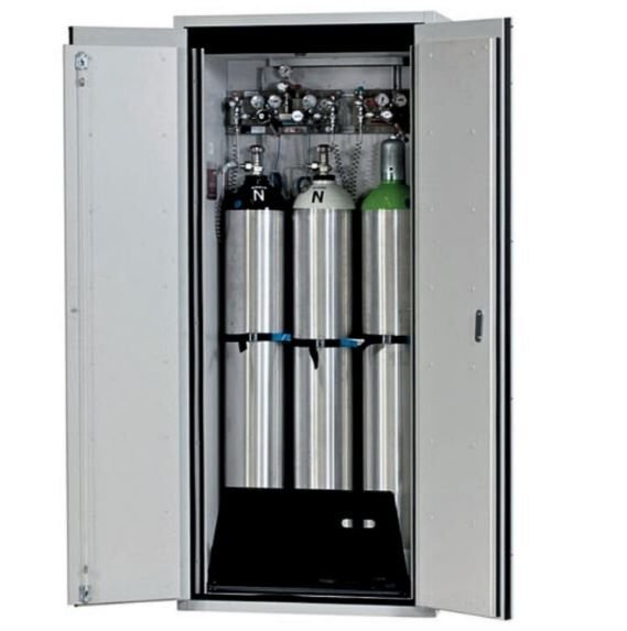 Tüp Saklama Dolabı 30 Dk Yangına Dayanıklı 3 Tüp