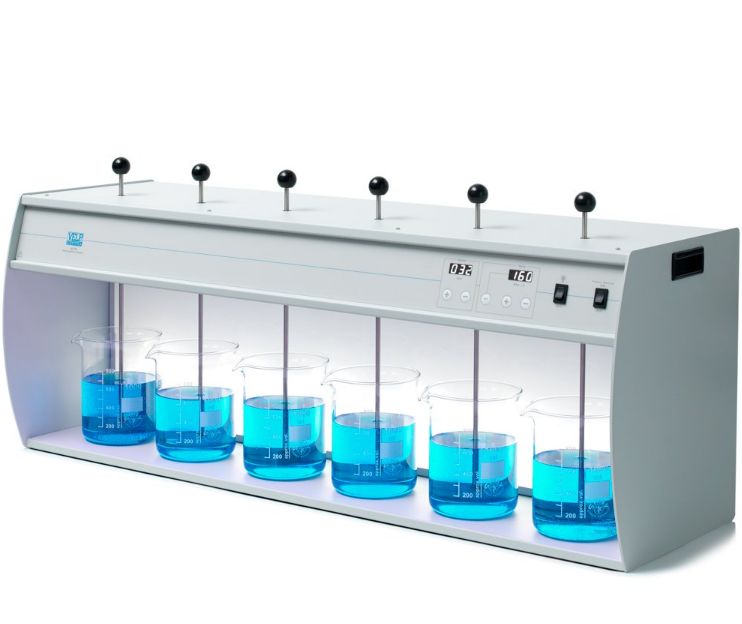 Velp JLT6 Jar Test Cihazı  (Flokülatör)  Dijital Kontrollü 10... 300 rpm