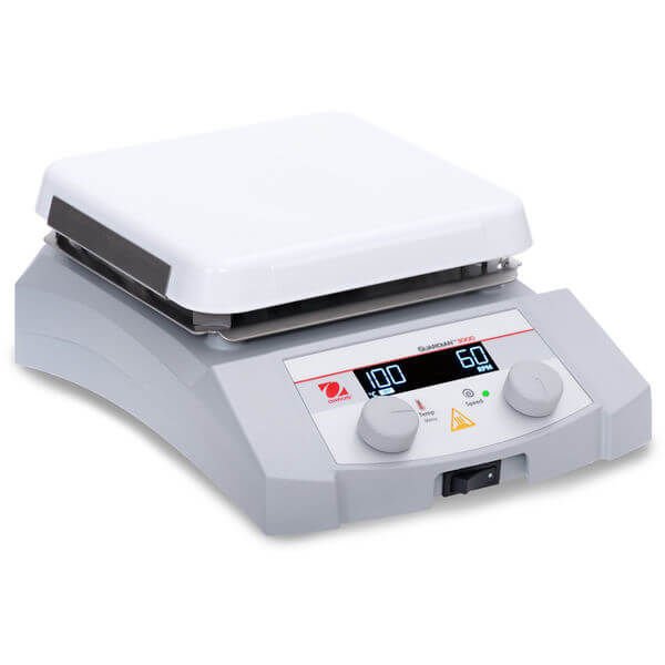 Ohaus e-G31HS07C Isıtıcılı Manyetik Karıştırıcı 80-1600 rpm / 80-500°C 15 L 18x18 cm Seramik Dijital