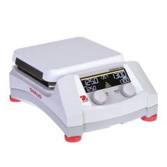 Ohaus e-G71HS07C Isıtıcılı Manyetik Karıştırıcı 80-1600 rpm / Ort.Sıc. +5-500°C 15 L 17.8 x 17.8 cm Seramik Dijital