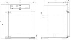 Memmert IN110 Fansız İnkübatör 108 Litre +20°C ... +80°C